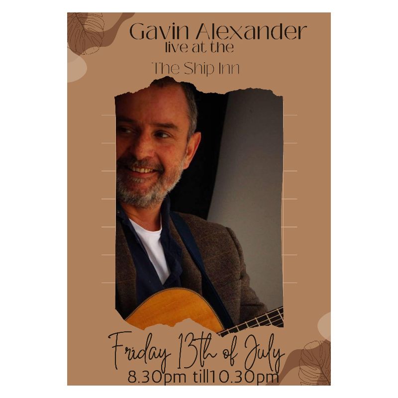 Image representing Gavin Alexander Performing from The Ship Inn, Herne Bay